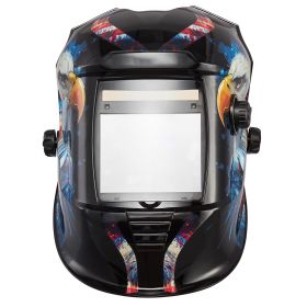 Welding Helmet Auto Darkening, 3.94" x 3.15" True Color Welding Hood, 1/1/1/1 Solar-Powered Welder Mask 4 Arc Sensors