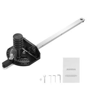 Accurate Miter Gauge, Fits Slots 3/4'' x 3/8'', Crafted from Aluminum Alloy, Features 15 Adjustable Angle Stops