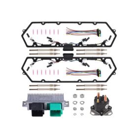 98-03 Ford 7.3L Glow Plugs Gasket & Glow Plugs MT030016 (Ban sale on Amazon) (No support for unconditional return)