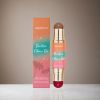 zephoco Dual-End Contour and Blush Stick, Tan and Berry, 7.6 g