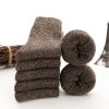 5 Pairs Thicken Wool Socks Men High Quality Towel Keep Warm Winter Socks Cotton Christmas Gift Socks For Man Thermal Size 38-45