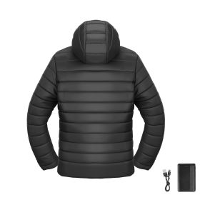 Heated Jacket for Women with 7.4V Battery, Soft Shell Electric Heating Coat, Windproof Lightweight Outerwear with 4 Heating Zones & 3 Heat Settings (Clothing Style: Women's Style, Clothing Size: Size M)