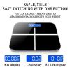 Weighing Scale Bathroom Scales Accurate Bathroom Body Scale Smart Electronic Health Balance Toughened Glass LCD Bathroom Scales Scale Scales